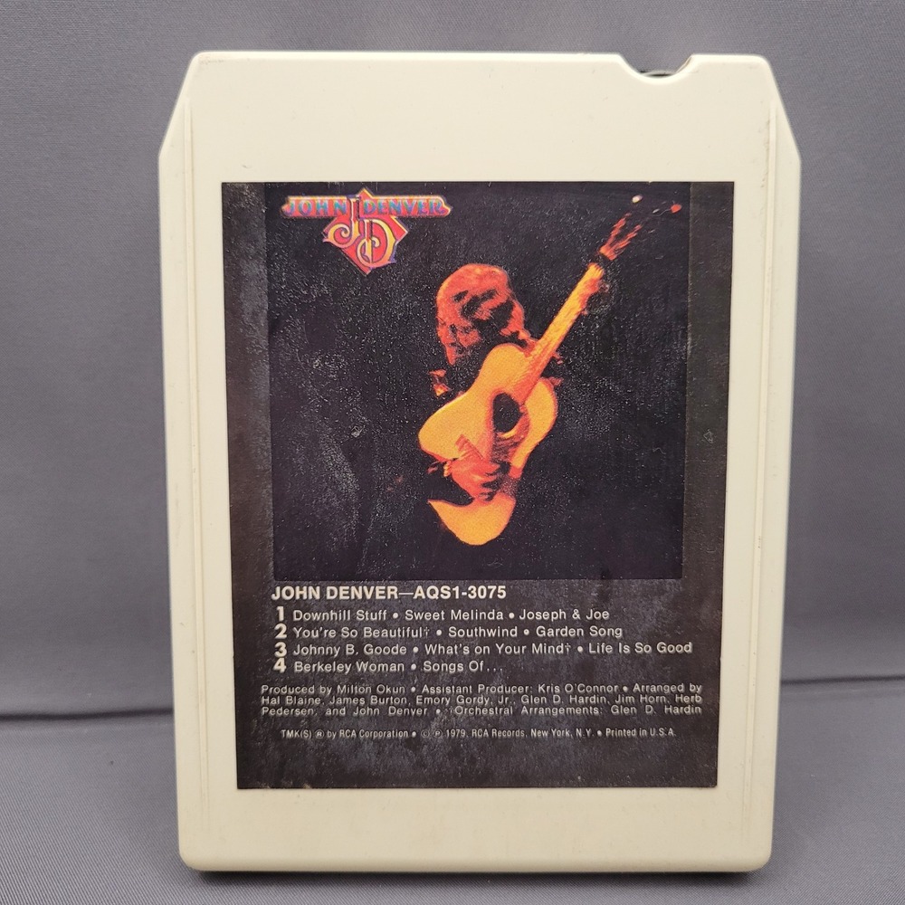 John Denver - John Denver (8-Track Tape, 1979) Vintage Folk Country